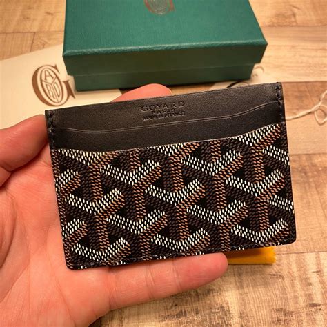 men's goyard card holder|goyard saint sulpice card wallet.